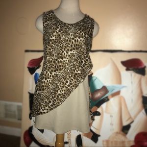 AS IS cheetah printed top! 🐆💗